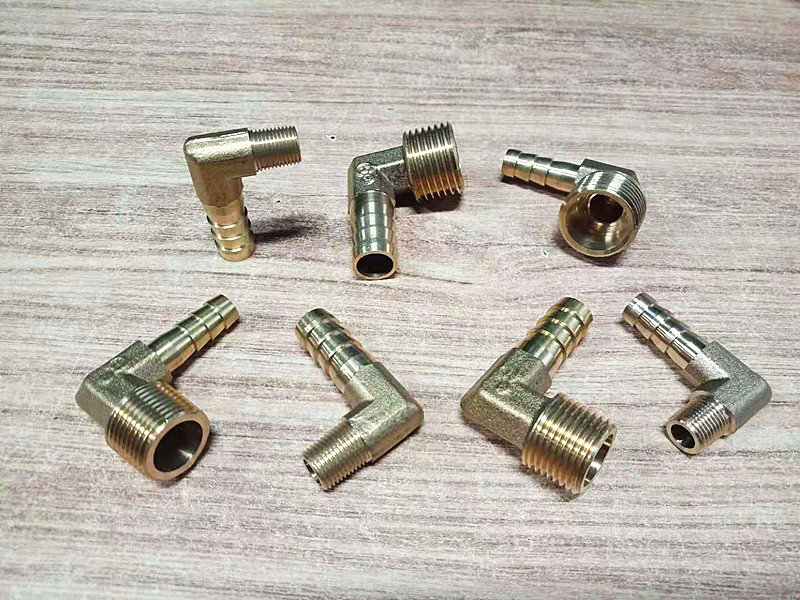 Pagoda external wire elbow right angle outer wire copper pagoda elbow gas nozzle water 6-01 6-01 8-02 10-03 12-04