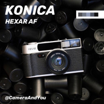 经典旁轴]柯尼卡巧思 konica hexar af 日期后背胶卷相机胶片机