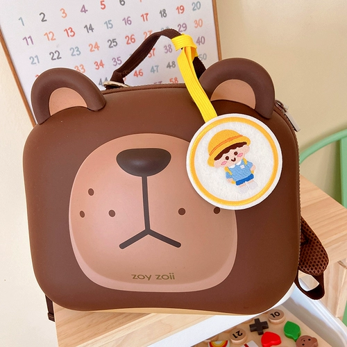 Подвеска для матери и ребенка, именная наклейка, детский школьный рюкзак для детского сада, брелок, с вышивкой, делается под заказ, подарок на день рождения