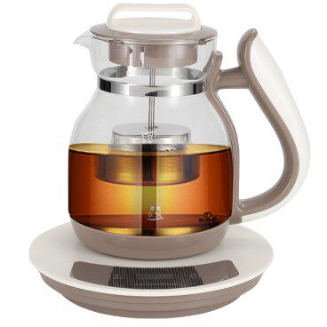 Korea multi-function glass tea maker electric kettle heat preservation and temperature adjustment flower tea black tea health pot with filter timing
