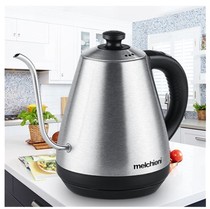 Imported 304 stainless steel electric kettle long mouth bubble teapot anti-drip intelligent thermoregulation hand flush pot sprint coffee maker