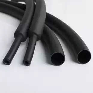 Wall Phi 6 4mm black double-wall tube with glue heat shrinkable tube Environmental protection insulation seal waterproof 3 times shrinkable