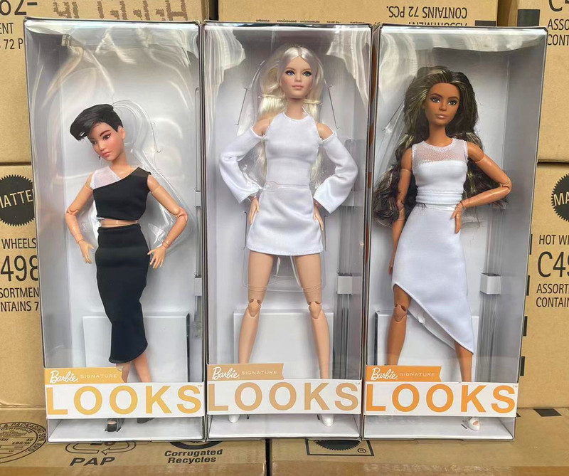 Barbie Fashion Collection Doll Collectible Model Multi-Jointed Movable White Tall Girl/Kardashian/Girl Toy Gxb28 Barbie Fashion Collection Doll Collectible Model Multi-Jointed Movable White Tall Girl/Kardashian/Girl Toy Gxb28
