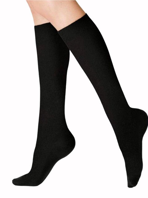 Swiss Imported Fogal Autumn and Winter Warm Socks, 78% Soft Cotton, Stretchy, Comfortable, Breathable, Non-Slip Mid-Calf Socks for Women