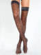 Swiss Imported Fogal 15D Polka Dot T-Crotch Jacquard Gold and Silver Thread Glossy Stockings Pantyhose High Tube Socks