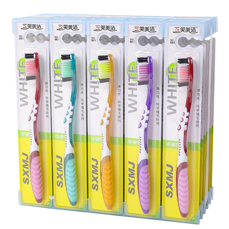 Medium Hard Hair Ultrafine Soft Fur Bamboo Charcoal Cleaning Medium Hard Gross Toothbrush Adult Home Lao Privilege