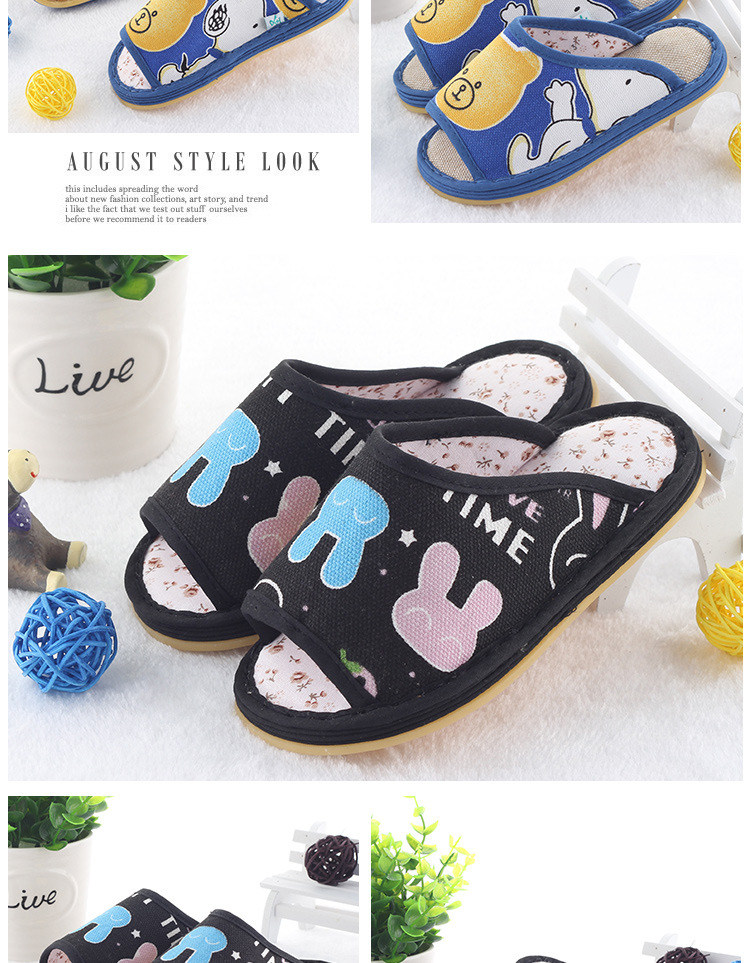 Chaussons enfants en coton pour été - semelle tendon - Ref 986329 Image 14