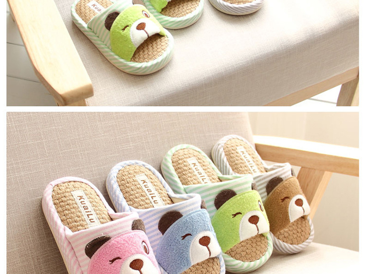 Pantoufles enfants en autre pour printemps - semelle caoutchouc antidérapant - Ref 986171 Image 24