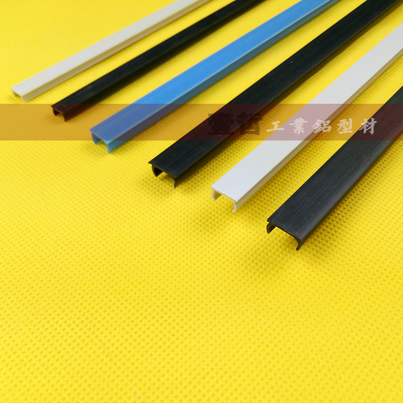 Aluminum alloy profile flat seal 4040 national standard seal groove strip European standard industrial Lv material pressure rubber strip Decorative accessories