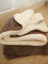 Little blanket sofa covered with blanket lamb plug thickening coral velvet office nap nap lunch air conditioning childrens blanket