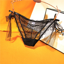 New (three-dimensional lace) lace up decorative sexy lace underwear women's seduction women's briefs