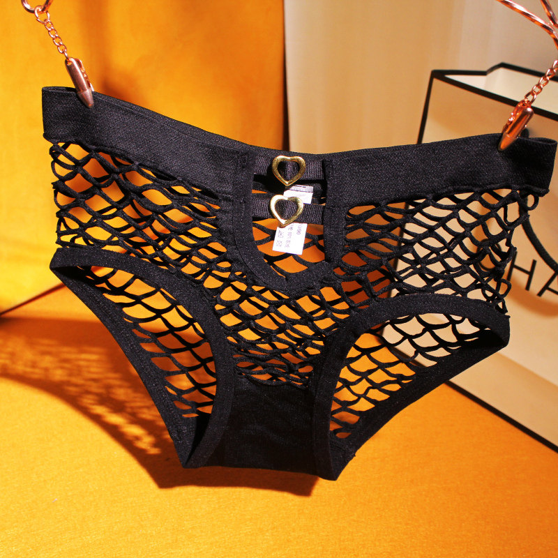 The quality is particularly good (high elasticity) sexy seductive apologetic pants female style lace mesh triangular pants