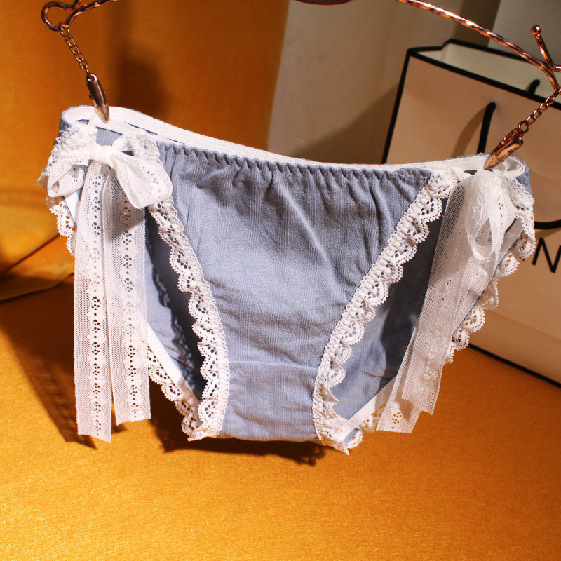 (Very Comfortable) Underpants female apostle lace trim Breathable Woman Sensation Summer Thin shorts Triangle Pants