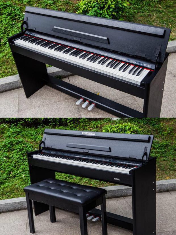 Shu Siman đàn piano kỹ thuật số đàn piano điện M500 mới bắt đầu trưởng thành thông minh chuyên nghiệp đàn piano điện tử 88 búa thép điện chính - dương cầm yamaha clp 635