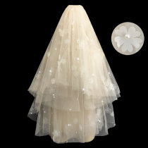 Head yarn bridal headwear supersensical humbling nemesis red photo props Senteal retro minimalist fluffy shorts head dress