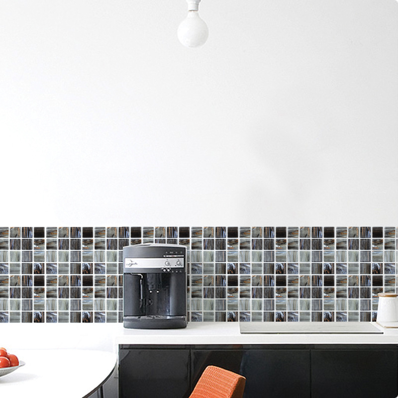 European-Style Tile Stickers for Kitchen and Bathroom, Personalized DIY Renovation Wall Stickers, Creative Decorative Stickers, Mosaic Style Cabinet Stickers European-Style Tile Stickers for Kitchen and Bathroom, Personalized DIY Renovation Wall Stickers, Creative Decorative Stickers, Mosaic Style Cabinet Stickers