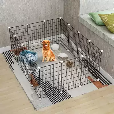 Isolation dog fence folding combination large, medium and small summer medium-sized simple Labrador dog kennel breeding summer