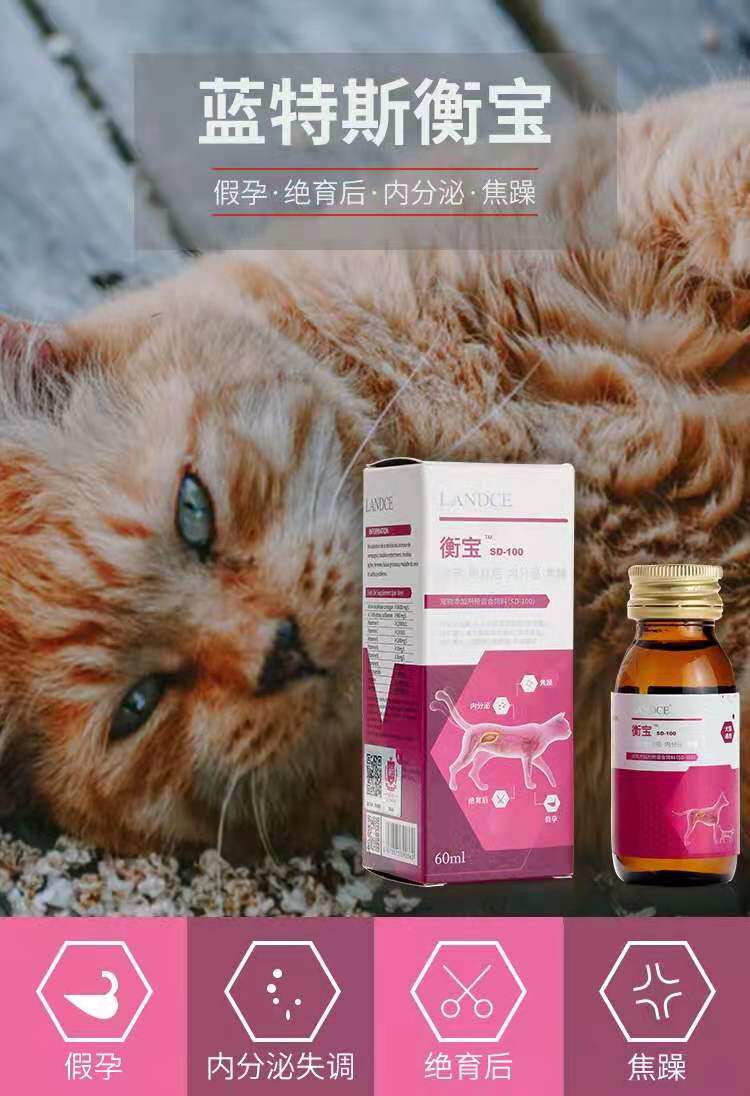 Bluster Hengbao cat dog false gestational endocrine hormone adjustment 60ML