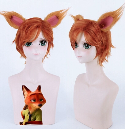 [Vua Otaku] Crazy Animal City Judy Rabbit Nick Nick Fox Bộ tóc giả cosplay hình người - Cosplay