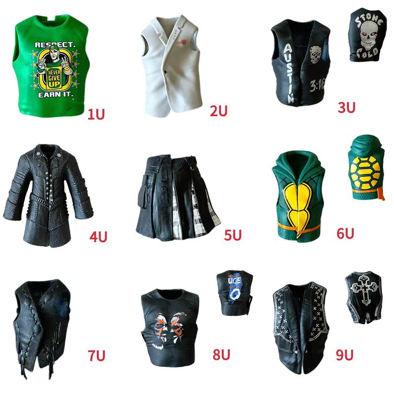 Wwe Wrestling Ring Wrestler Doll Costume 6-7inch Doll Clothes