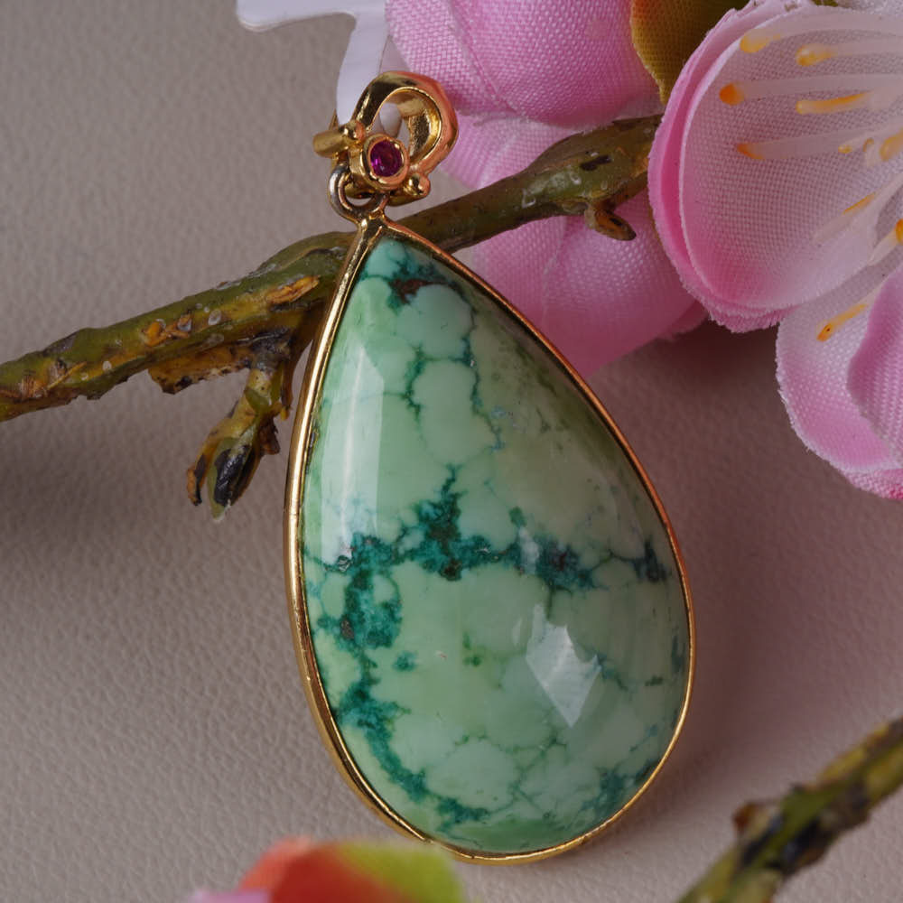 Pine stone drop wrapping pendant SSDZ2355-Taobao