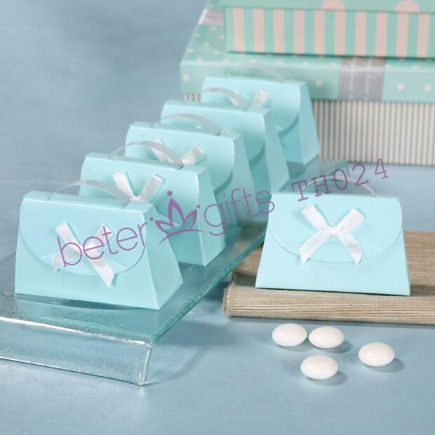 12pcs Tiffany HangBag Favor Box, Bachelorette Party TH024
