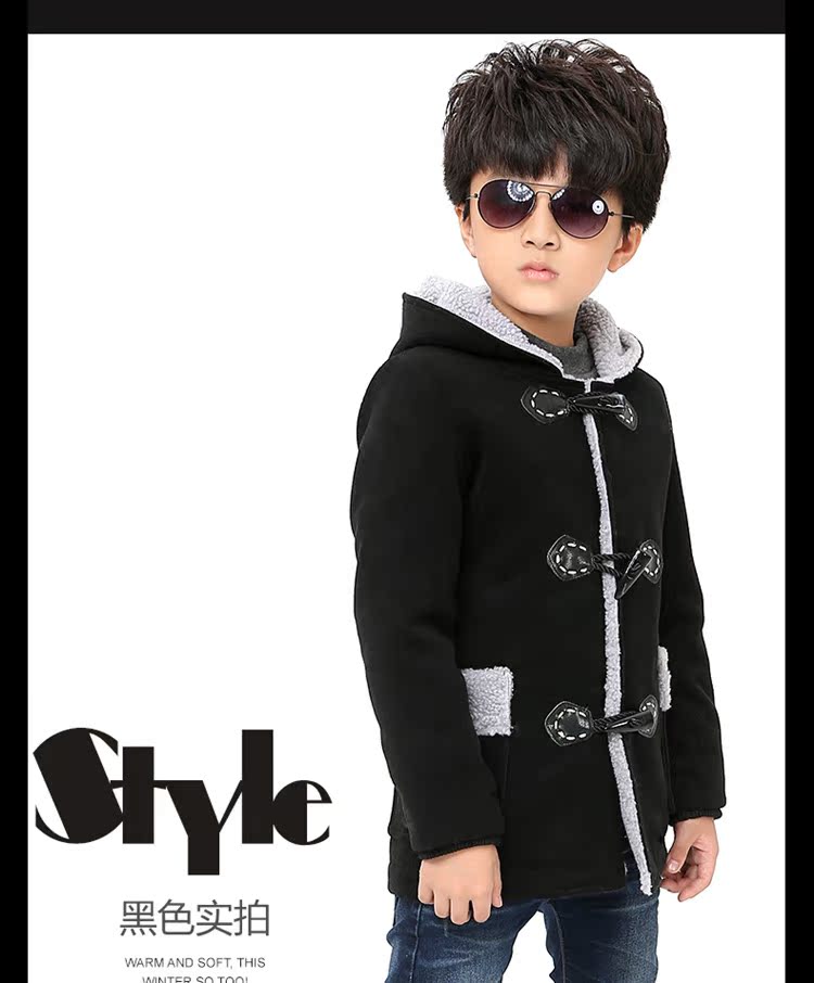 Manteau pour garcon en laine - Ref 2161239 Image 17