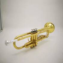 Brooke trumpet instrument drop b tone small number double silver plated antioxidant gold and silver color