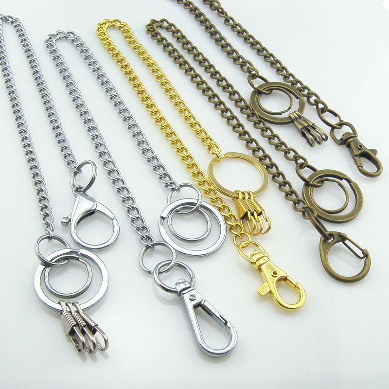 DIY Car Keychain Ring Long Chain for Bags, Toys, Key Chains, Pants Chains, Anti-Lost for Middle-Aged and Elderly People