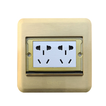 Chint floor socket ten-hole hidden NED3 phone computer dual network cable single computer single phone plug