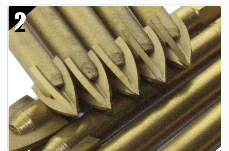 High-hard tile glass floor tile drill hole drilling hole-boring drill 6 3MM hexagonal shank triangular drill 6 8