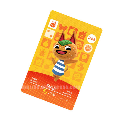 Животные леса Друзья AMIIBO Кот Yan Queen Lemon Na Char Guang Peng Huaoli Oli Жители Карточка Пятно