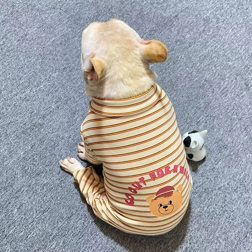 Сражаться с четвероногим одеждой для любимой собаки зимняя одежда мопс бульдог плюс бархатный утолщенный теплый боксерский костюм