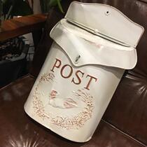 West East groceries American wrought iron retro mailbox box box opinion box Wall Wall Wall
