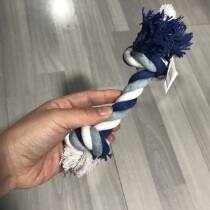 Point-point toy puppy pure cotton resistant to bite and teeth rope knot toy
