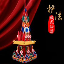 Nepalese Wooden Dharma Protector Torma Tibetan Buddhist Cultural Supplies Painting Technology Torma Torma Butter Flower