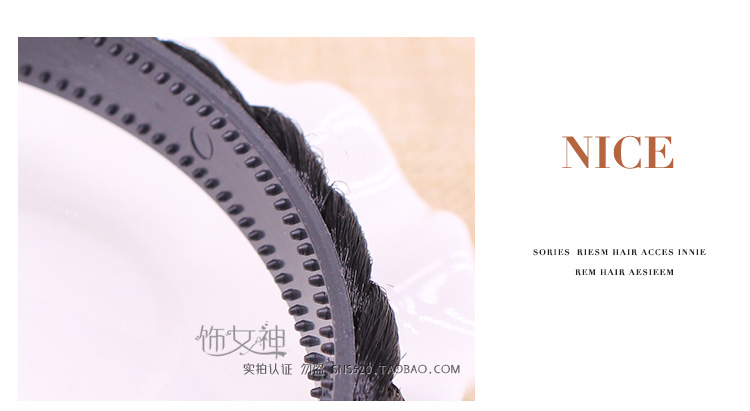 Hàn Quốc headband phụ kiện tóc giả Nhật Bản và Hàn Quốc tóc giả nhỏ bện headband rộng vành hoang dã xoắn tóc giả headband nữ trang sức - Phụ kiện tóc shop bán dây buộc tóc đẹp