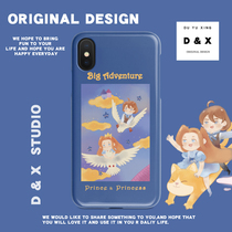 Single and line adventure for Apple 11promax Huawei nova4mate20 p20pro phone case xr soft case