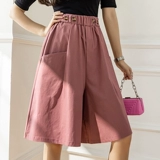 Тонкие штаны для отдыха, высокая талия, свободный крой