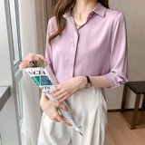 Летняя рубашка, пиджак классического кроя, короткий рукав