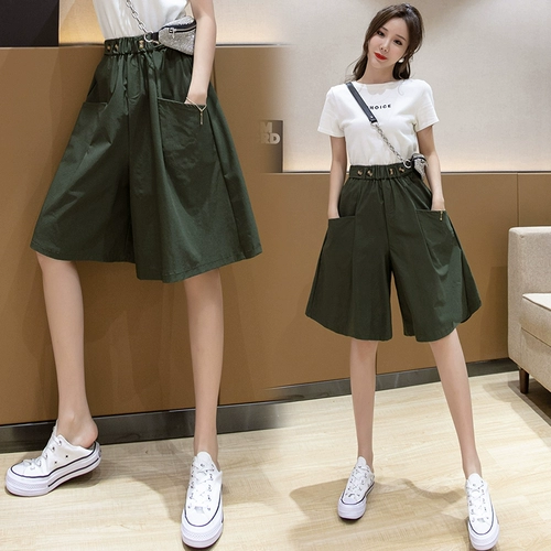 Тонкие штаны для отдыха, высокая талия, свободный крой