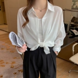 Шелковый кардиган, летняя одежда для защиты от солнца, тонкая рубашка, платье-комбинация, куртка, средней длины