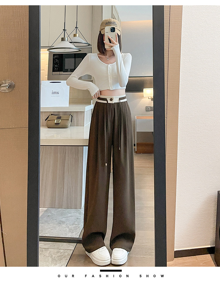 Комплект, штаны, высокая талия, оверсайз           