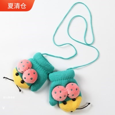 5-year-old antifreeze newborn baby gloves 10-month-old boy fingerless 1-3-year-old one-year-old female baby cartoon winter 2