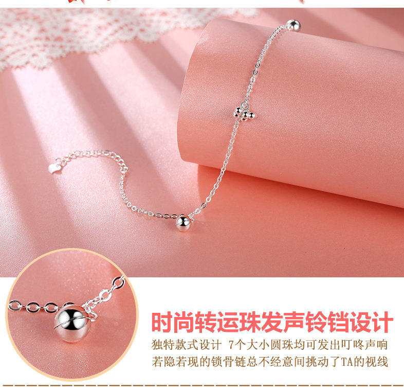 Bracelet de cheville Femme      en Argenterie - Ref 3104252 Image 13