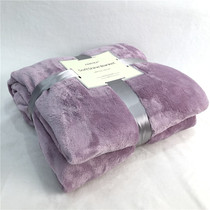 Foreign trade flannel blanket Blanket 1.8*2 meters can be used as a bed sheet 