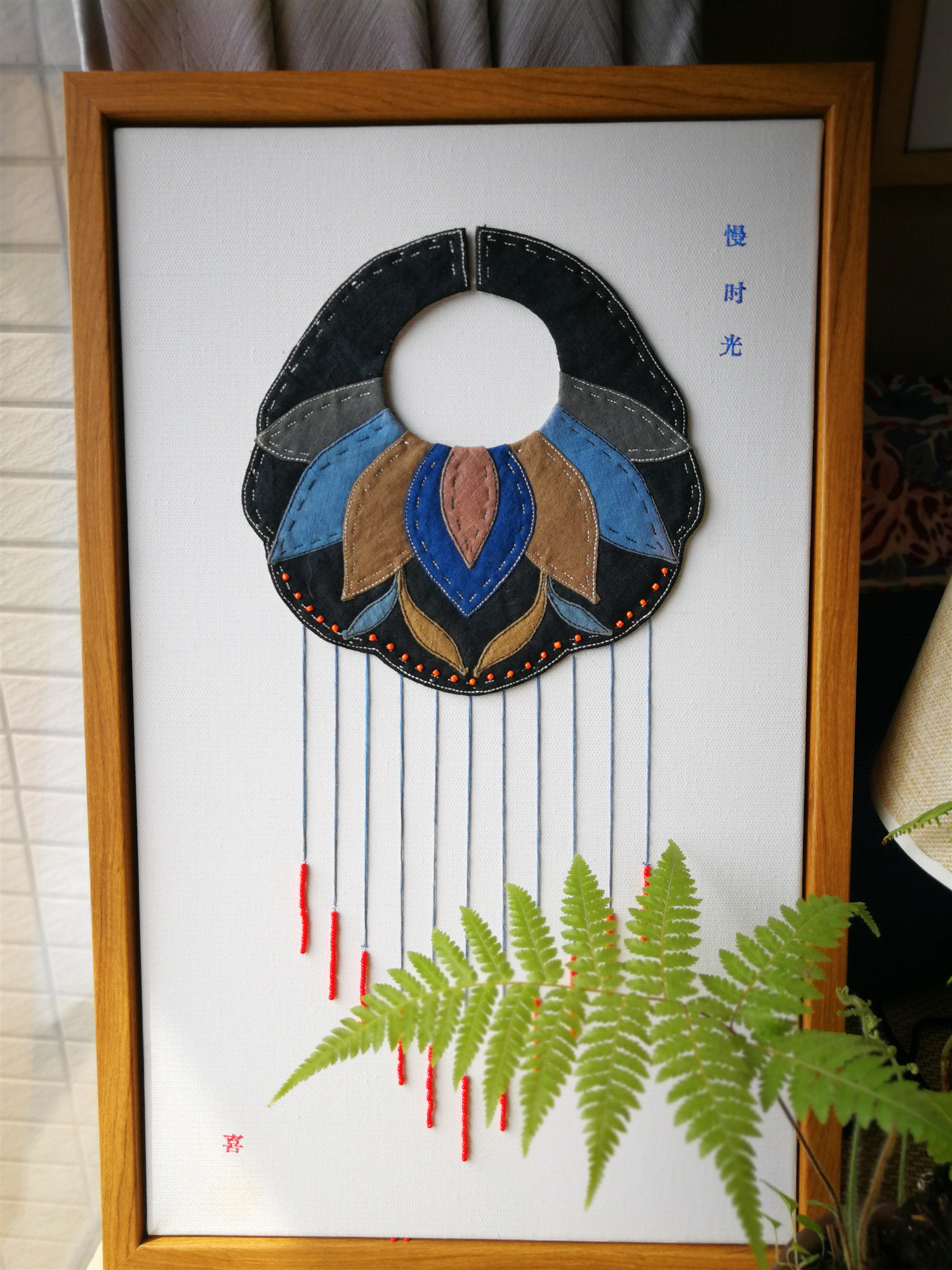 Original decoration painting old embroidery decoration painting Chinese character decoration painting residential layout painting