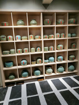 Cloth Edge Remember Green Glazed Old Jar Style Decoration Ancient Play Folk and Decorative Green Glazed Vase