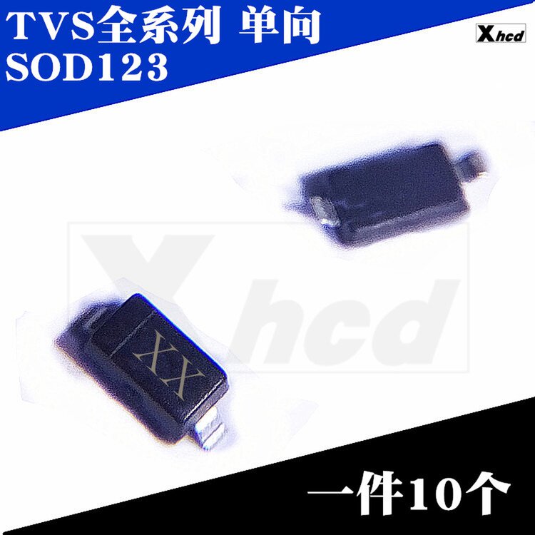 TVS Tube unidirectional SOD-123 1206 200W 5V-58V Full series Spot a piece of 10