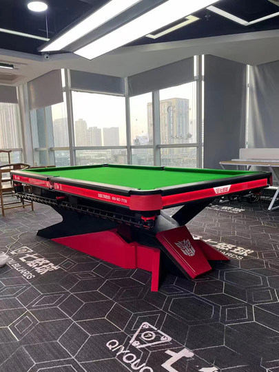 商用台球桌案子中式黑八标准型钢库商用球房球厅台球桌